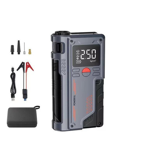 جامپ استارت خودرویی پاورفول مدل T700 ظرفیت 8000 میلیآمپر+چراغ قوه /