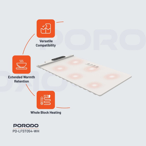 پد گرمکننده غذا پرودو Porodo Lifestyle Warming Food Mat