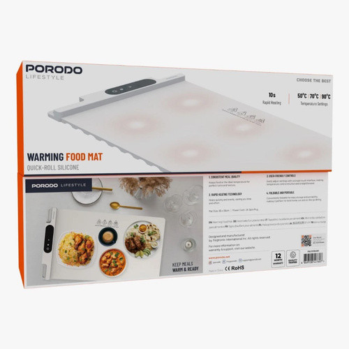 پد گرمکننده غذا پرودو Porodo Lifestyle Warming Food Mat