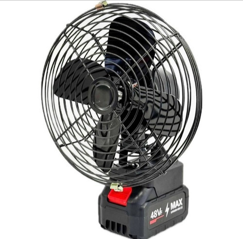 پنکه شارژی 48 ولت توری فلزی مدل FAN LITHIUM 3PIN /