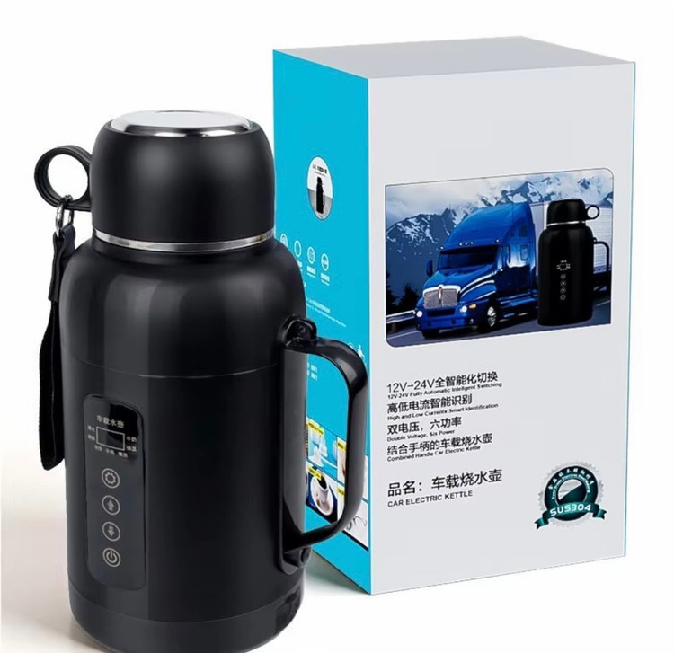 فلاسک کتری برقی فندکی برند Blue Fireخودرو 12V/24V مدل RC‑1300A +