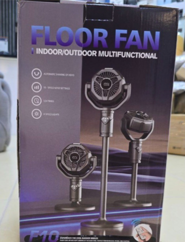 پنکه شارژی ایستاده و رومیزی چرخشی مدل F10Plus-اورجینال+گارانتی
