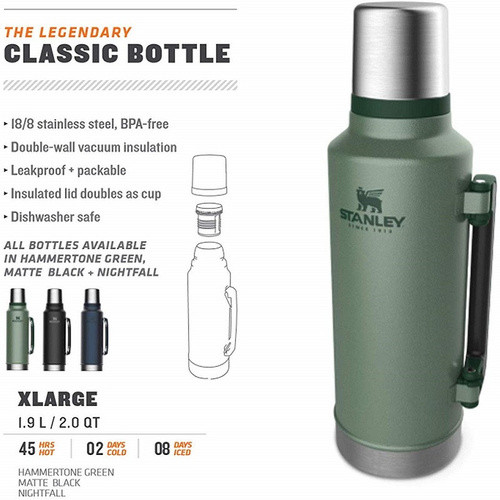 فلاسک استنلی مدل Classic Legendary گنجایش 1.9 لیتر